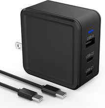 Load image into Gallery viewer, SZPOWER 65W 3 Port USB C PD Wall Charger