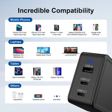Load image into Gallery viewer, SZPOWER 65W 3 Port USB C PD Wall Charger