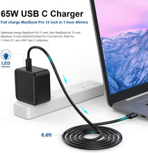 Load image into Gallery viewer, SZPOWER 65W 61W GaN USB C PD Wall Charger
